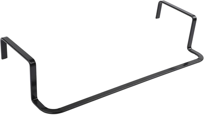 رفافة مناشف سوداء صغيرة مدمجة ساخنة بدون حفر، مشعاع حمام، مدفأة، ملحق منزلي - Image 2